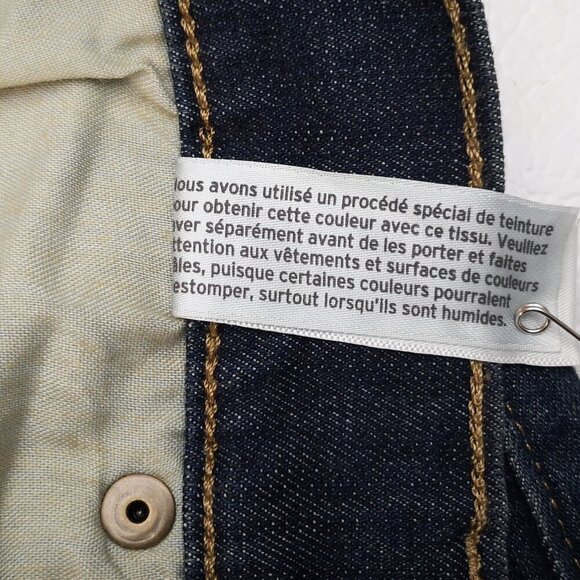 NWT Eddie Bauer Men's Size 30/32 Stretch Breathable Dark Wash Blue Jeans - Picture 10 of 14